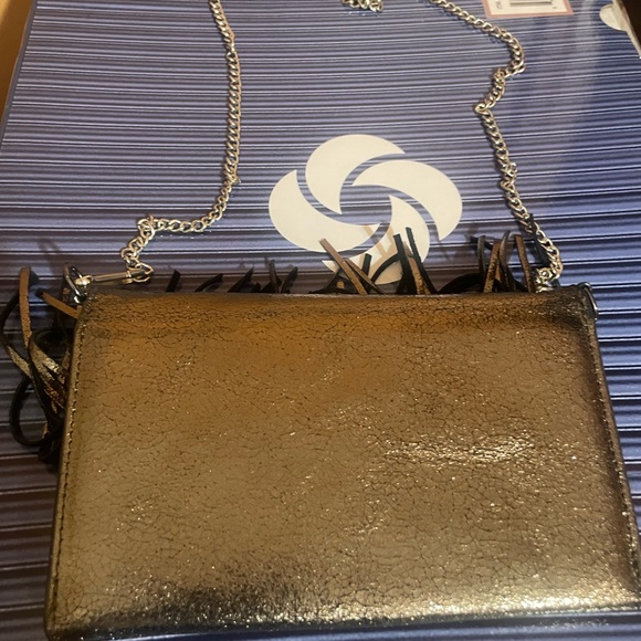 Rebecca Minkoff Gold Fringe Clutch - Picture 4 of 7